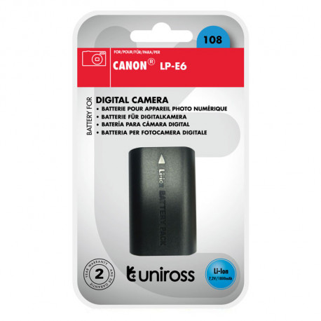 батерия Canon U0232067 еквивалент на CANON LP-E6 батерия Canon U0232067 еквивалент на CANON LP-E6