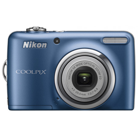 фотоапарат Nikon COOLPIX L23 (син) + калъф Nikon L + зарядно у-во Varta + 2 AA X 2100 mAh фотоапарат Nikon COOLPIX L23 (син) + калъф Nikon L + зарядно у-во Varta + 2 AA X 2100 mAh