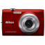 фотоапарат Nikon CoolPix S2500 (червен) + кожен калъф Nikon S фотоапарат Nikon CoolPix S2500 (червен) + кожен калъф Nikon S