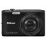 фотоапарат Nikon CoolPix S3100 (черен) + кожен калъф Nikon S + карта памет 4 GB