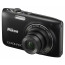 фотоапарат Nikon CoolPix S3100 (черен) + кожен калъф Nikon S + карта памет 4 GB