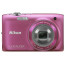 фотоапарат Nikon CoolPix S3100 (розов) + кожен калъф Nikon S + карта памет 4 GB