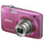 фотоапарат Nikon CoolPix S3100 (розов) + кожен калъф Nikon S + карта памет 4 GB