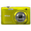 фотоапарат Nikon CoolPix S3100 (жълт) + кожен калъф Nikon S + карта памет 4 GB