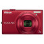 фотоапарат Nikon CoolPix S6100 (червен)