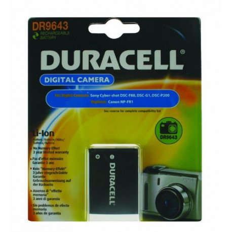Battery Duracell DR9643 еквивалент на Sony NP-FR1