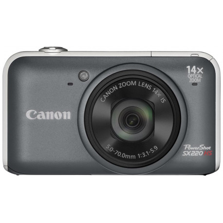 Camera Canon PowerShot SX220 HS (сив)+официалната футболна топка на EURO 2012