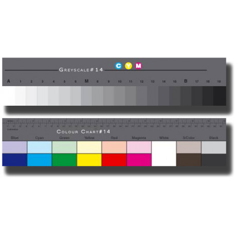 Dynaphos Gray and color scale set - large size BST14
