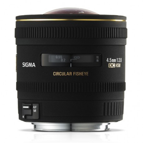 Lens Sigma 4.5mm F / 2.8 EX DC HSM FISHEYE for NIKON