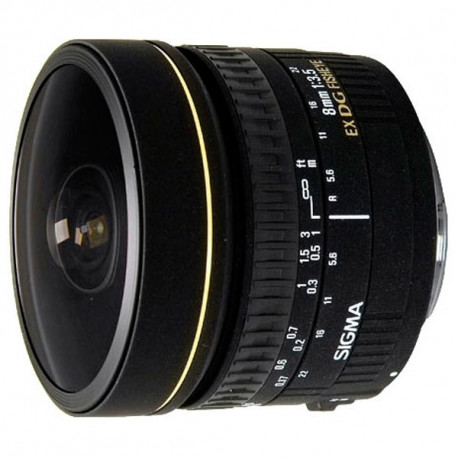 Lens Sigma 8mm F / 3.5 EX DG Fisheye for NIKON Lens Sigma 8mm F / 3.5 EX DG Fisheye for NIKON