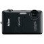 фотоапарат Nikon CoolPix S1200PJ (черен) + Belkin аудио/видео кабел 