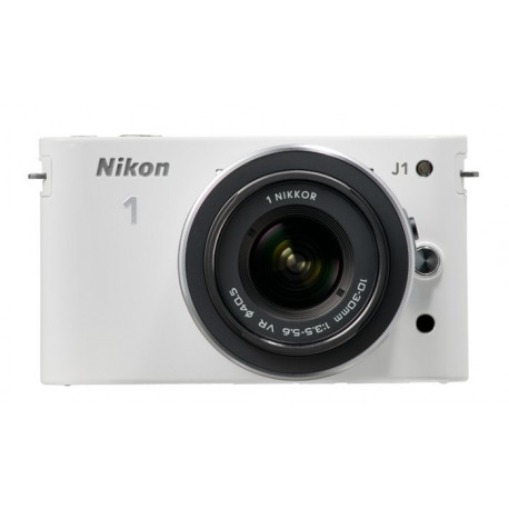фотоапарат Nikon 1 J1 (бял)