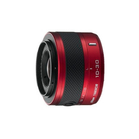 обектив Nikon 1 NIKKOR VR 10-30 mm f/3,5-5,6 (червен) обектив Nikon 1 NIKKOR VR 10-30 mm f/3,5-5,6 (червен)