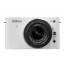  Camera Nikon 1 J1 (бял) + Lens Nikon 1 Nikkor VR 10-30mm f/3.5-5.6 (бял)