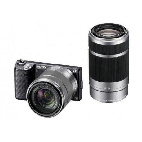  Camera Sony NEX-5N (черен) + Lens Sony SEL 18-55mm f/3.5-5.6 + Lens Sony SEL 55-210mm f/4.5-6.3