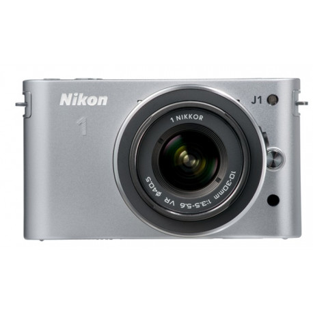 фотоапарат Nikon 1 J1 (сребрист)