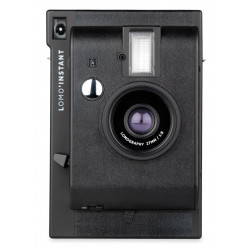 фотоапарат за моментални снимки Lomo LI100B Instant Black + фото филм Fujifilm Instax Mini ISO 800 Instant Film 10 бр.
