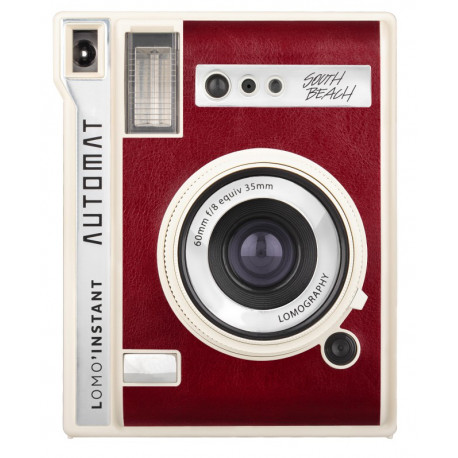 фотоапарат за моментални снимки Lomo LI150LUX Instant Automat South Beach + фото филм Fujifilm Instax Mini ISO 800 Instant Film 10 бр.