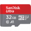 SANDISK ULTRA MICRO SDHC 32GB 98MB/S 653X UHS-1 WITH ADAPTER SDSQUAR-032G-GN6MA