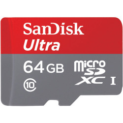 Memory card SanDisk Ultra Micro SDHC 64GB UHS-I 100MB / S 667X + Adapter