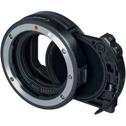 Canon EF-EOS R Drop-in Filter Mount Adapter (EF/EF-S обектив към R камера) + Vario-ND филтър