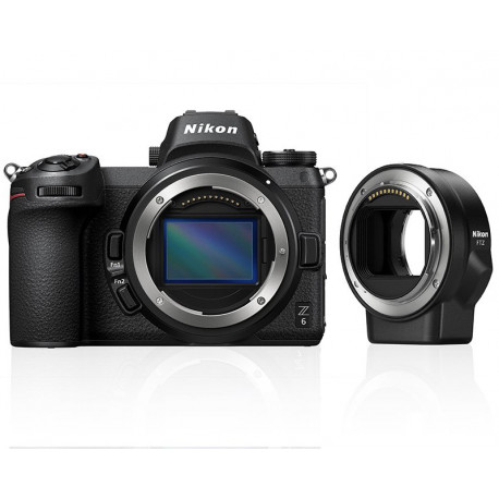 Nikon Z6 + Lens Adapter Nikon FTZ Adapter (F Lenses to Z Camera) + Bag Nikon Leather bag CS-P14 + Memory card Sony XQD 64GB QD-G64E Memory Card