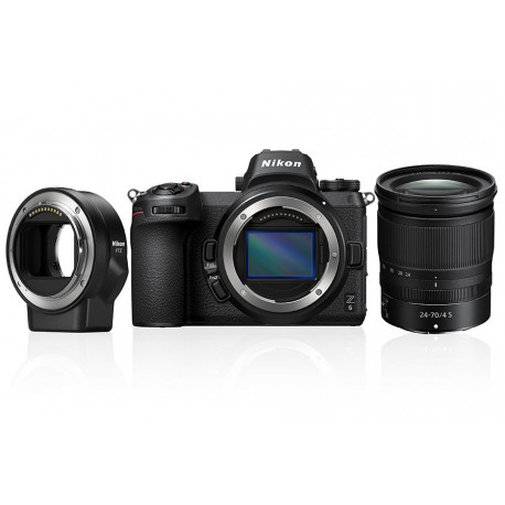 Nikon Z6 + Lens Nikon Z 24-70mm f/4 S + Lens Adapter Nikon FTZ Adapter (F Lenses to Z Camera) + Memory card Sony XQD 64GB QD-G64E Memory Card