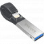 SANDISK iXPAND FLASH DRIVE 64GB iPHONE/iPAD USB 3.0 SDIX30C-064G-GN6NN