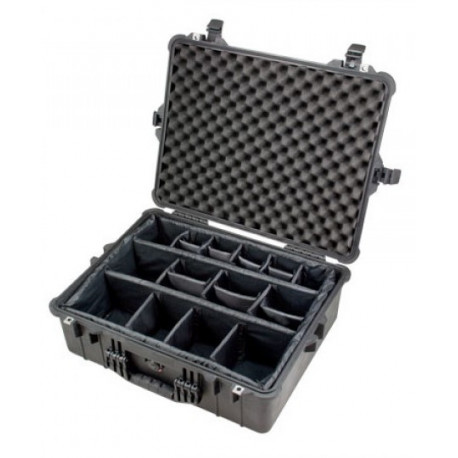 Peli™ Case 1600 с разделители (черен)