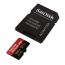 SANDISK EXTREME PRO MICRO SDXC 128GB UHS-I U3 R:170/W:90MB/S WITH ADAPTER SDSQXCY-128G-GN6MA