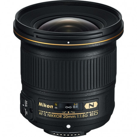 Nikon AF-S 20mm f / 1.8G ED (Used)