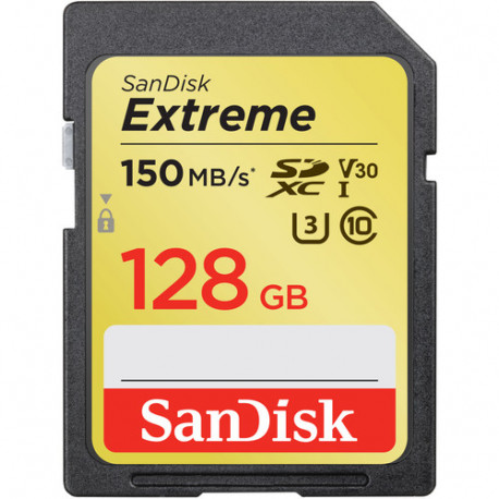 SanDisk Extreme SDXC 128GB UHS-I U3