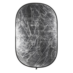 Reflector Quadralite Reflective disc 2 in 1 - 120x180 cm silver / white