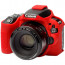 EasyCover ECC200DR - Silicone Protector for Canon 200D / 250D (Red)