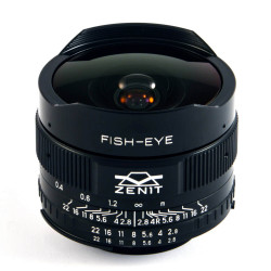 обектив Zenit Zenitar 16mm f/2.8 Fisheye за Canon