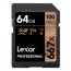 Lexar Professional SDXC 64GB R:100/W:60MB/s