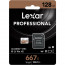 LEXAR PROFESSIONAL MICRO SDXC 128GB 667X UHS-I R:100/W:90MB/S U3 LSDMI128B667A
