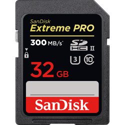 Memory card SanDisk Extreme Pro SDXC 32GB R: 300MB / SW: 260MB / s
