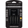 Eneloop Pro Smart & Quick Charger + 4 бр. AA батерии (2500 mAh)