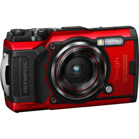  Camera OM SYSTEM (Olympus) TG-6 (red) + Case OM SYSTEM (Olympus) Tough Adventure Case