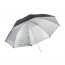 Quadralite Сребрист отражателен чадър 91 см