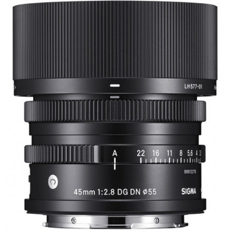 Lens Sigma 45mm F / 2.8 DG DN C Sony E-Mount + Accessory Sigma CH-11 Magnetic lens cap holder + Filter Sigma Protector Filter 55mm