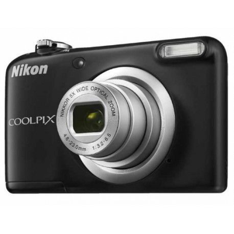 фотоапарат Nikon CoolPix A10 (черен) + карта Nikon SDHC 4GB CLASS 6 + зарядно устройство GP Charger + 2xAA 2000 mAh