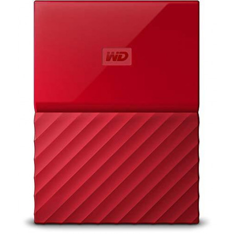 Western Digital My Passport 4TB HDD External Memory (Red)
