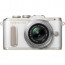 Camera Olympus PEN E-PL8 (White) + Lens Olympus MFT 14-42mm f/3.5-5.6 II R MSC