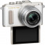 Camera Olympus PEN E-PL8 (White) + Lens Olympus MFT 14-42mm f/3.5-5.6 II R MSC