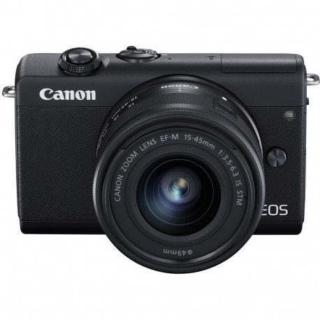 Camera Canon EOS M200 + Canon EF-M 15-45mm Lens + Tripod Canon HG-100TBR Tripod Grip