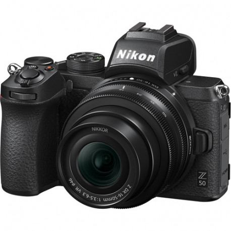 Nikon Z50 + Lens Nikon NIKKOR Z DX 16-50mm f / 3.5-6.3 VR + Lens Adapter Nikon FTZ Adapter (F Lenses to Z Camera) + Lens Nikon DX 35mm f/1.8G