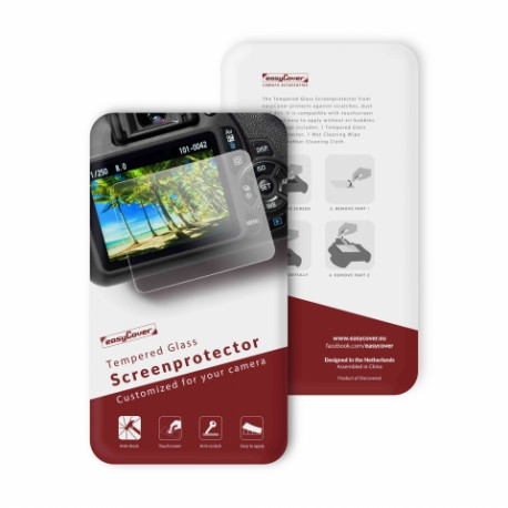 EasyCover ECTGSPC80D Tempered Glass Screen Protector - Canon 80D
