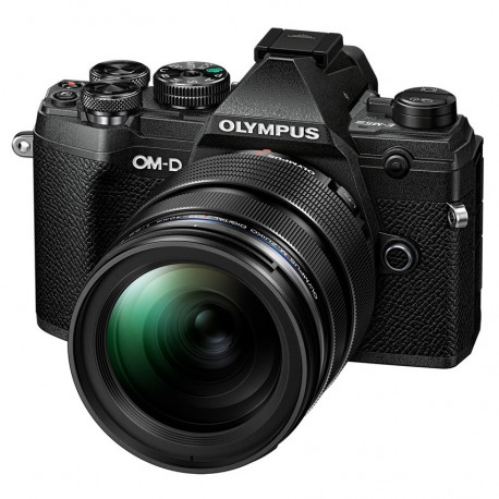 Olympus OM-D E-M5 MARK III (black) + Lens Olympus MFT 12-40mm f/2.8 PRO + Audio recorder Olympus LS-P1 LineArt PCM Recorder Video Kit